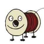 Piirretty Rulla-hahmo