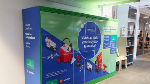 Shared goods box in Tesoma.