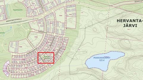 Hakkisenpuistikko kartalla