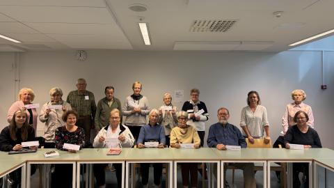 Tampereen työväenopiston opiskelijoiden ryhmäkuva