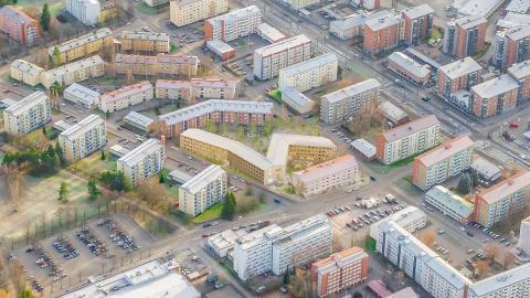 Havainneilmakuva Vanhasta Domuksesta.