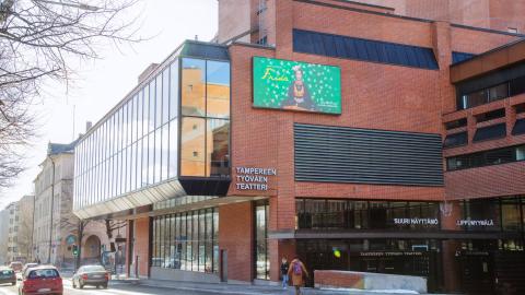 Tampereen työväenteatterin julkisivu