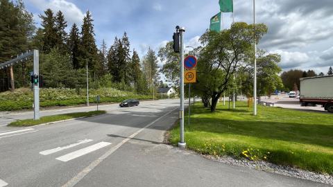 Katunäkymää Lempääläntieltä.