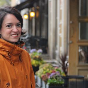 Tampere Talent Ambassador Celine Kylänpää at Pyynikintori in Tampere