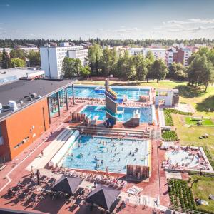 Tampereen maauimala ilmasta käsin.