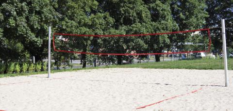 Beach volley field.