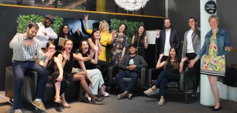 International Talent Ambassadors of city of Tampere in a group photo