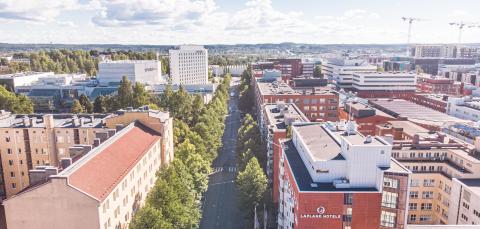 Kesäinen Yliopistonkatu