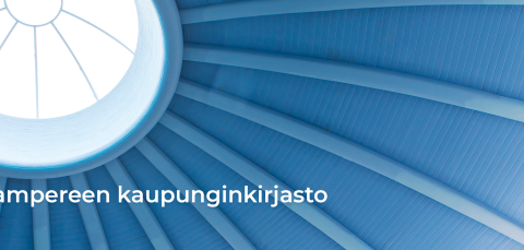 Pääkirjasto Metson kaareva katto ja pyöreä kattoikkuna.