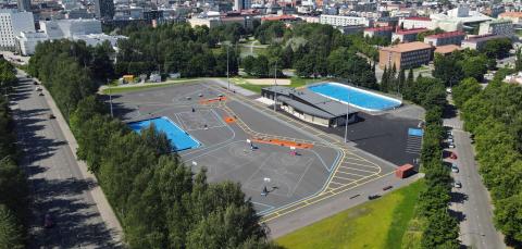 Kaleva Sports Park from above.