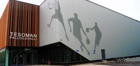 Tesoma Sports Hall entrance.