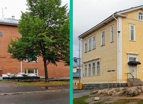Kaarila schoolhouses.