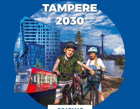 The Climate Neutral Tampere 2030 Roadmap frontpage.
