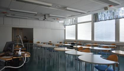 Classroom 228 in Sampola.