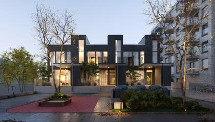 Havainnekuva ryhmärakennuttamiskohteesta Härmälän Purseri.