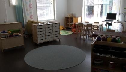 Menninkäisten ryhmän ryhmätila.