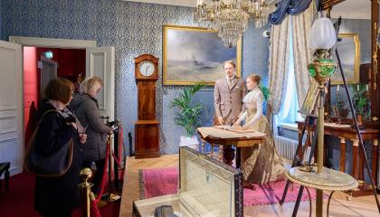 Museo Milavidan näyttelyssä ihailtiin Nottbeckien elämää.