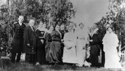 Wedding party in Haihara.