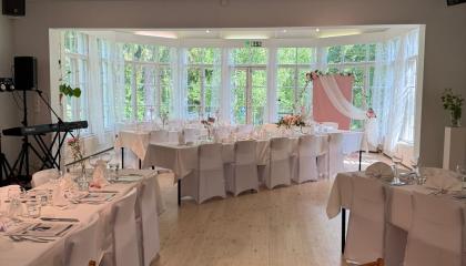 There will be a wedding ceremony in the Haihara Hall.