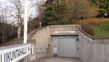 Nääshallin sisäänkäynti