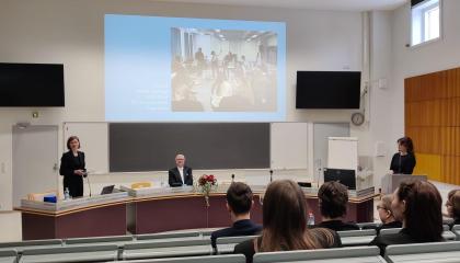 Yleiskuva Siiri Ahtolan väitöstilaisuudesta 21.2.2025