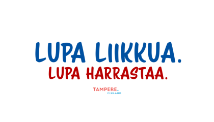 Lupa liikkua Lupa harrastaa -toiminnan logo