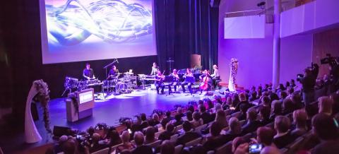 International Gender Equality Prize reception in Tampere Hall.