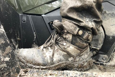 Todella mutainen kenkä.