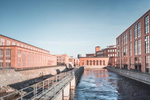 Vapriikki, Tammerkoski ja Finlayson.