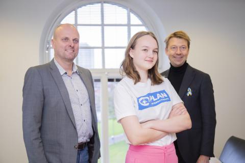 Pekka Salmi, Pauliina Mannerhovi and Matti Helimo.