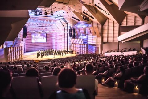 Vocal music festival performing at Tampere talo.
