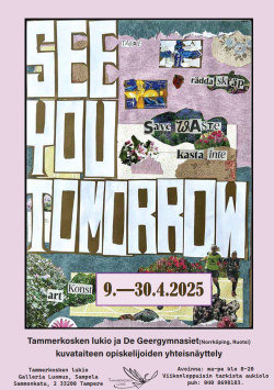 See you tomorrow juliste